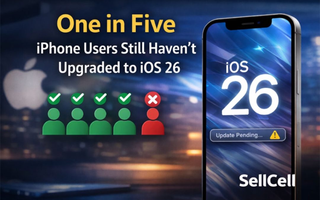 SellCell: One in Five iPhone Users Still Haven’t Upgraded to iOS 26