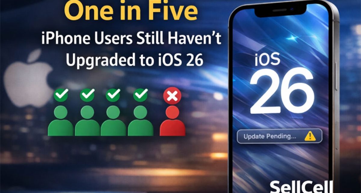 SellCell: One in Five iPhone Users Still Haven’t Upgraded to iOS 26