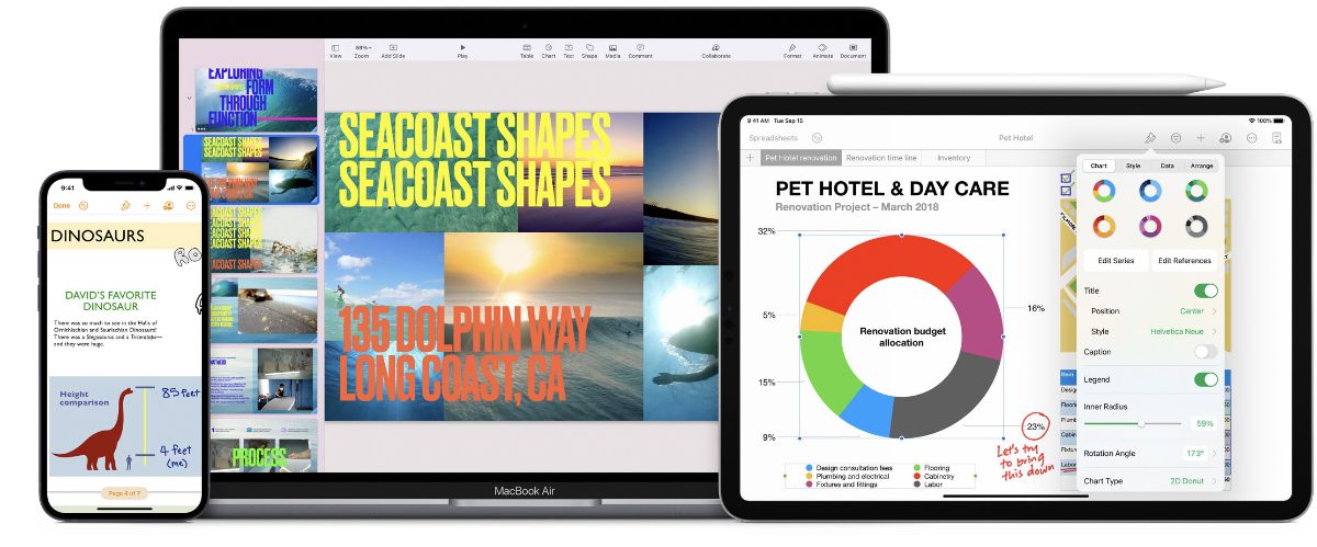 Apple updates Keynote, Numbers, Pages apps for the Mac, iPad, and iPhone
