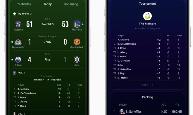 Apple Sports adds golf to its lineup