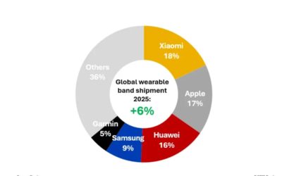 Apple had 17% of the global wearable device market in 2025