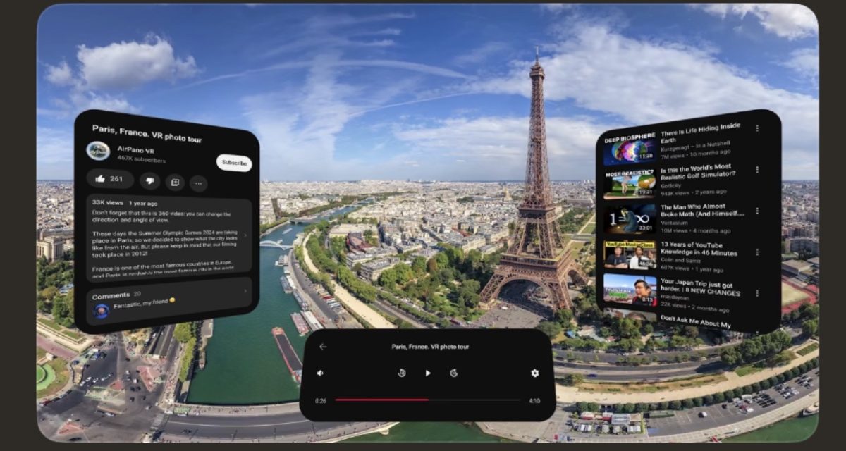 Official YouTube app comes to the Apple Vision Pro