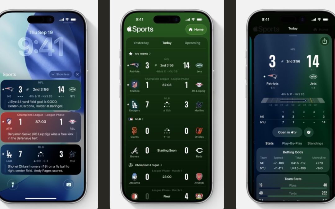 Apple Sports app adds new in-app basketball brackets