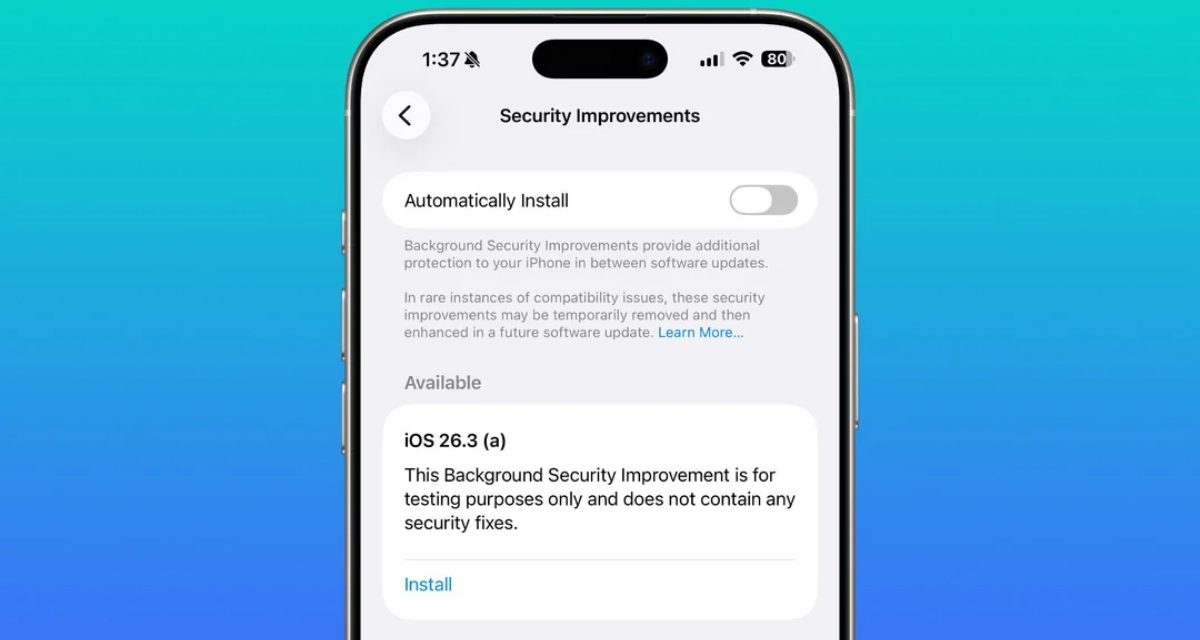 Apple releases first Background Security Improvement for iPhones, iPads, and Macs