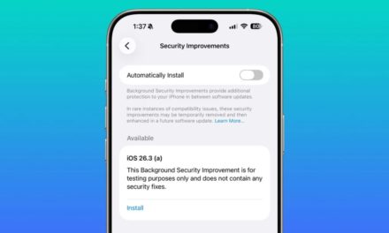 Apple releases first Background Security Improvement for iPhones, iPads, and Macs