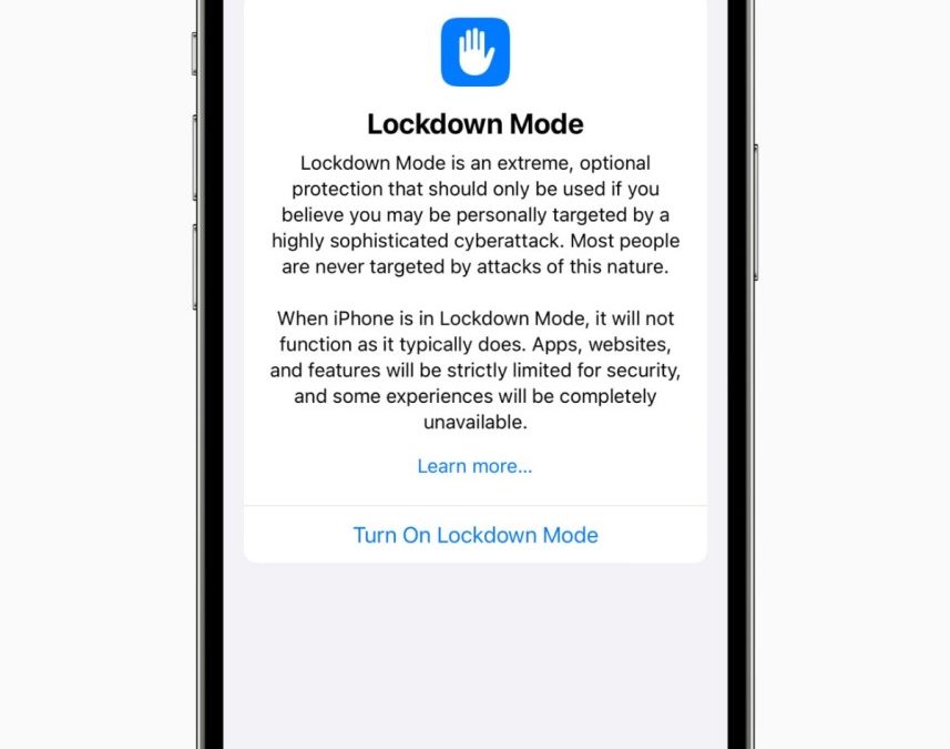 Apple: no one using Lockdown Mode has ever been hacked with spyware
