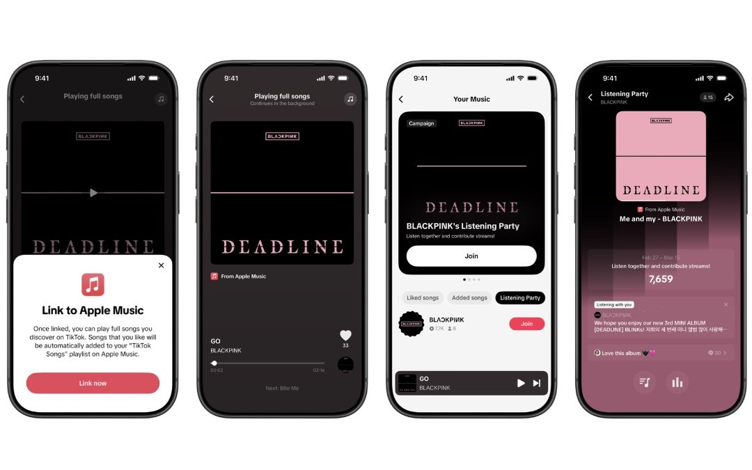 Apple Music and TikTok Introduce New ‘Play Full Song’ Experience