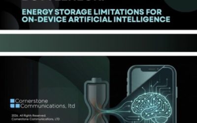 Study: Battery Technology as the Critical Bottleneck Standing Between Today’s Devices and Tomorrow’s AI