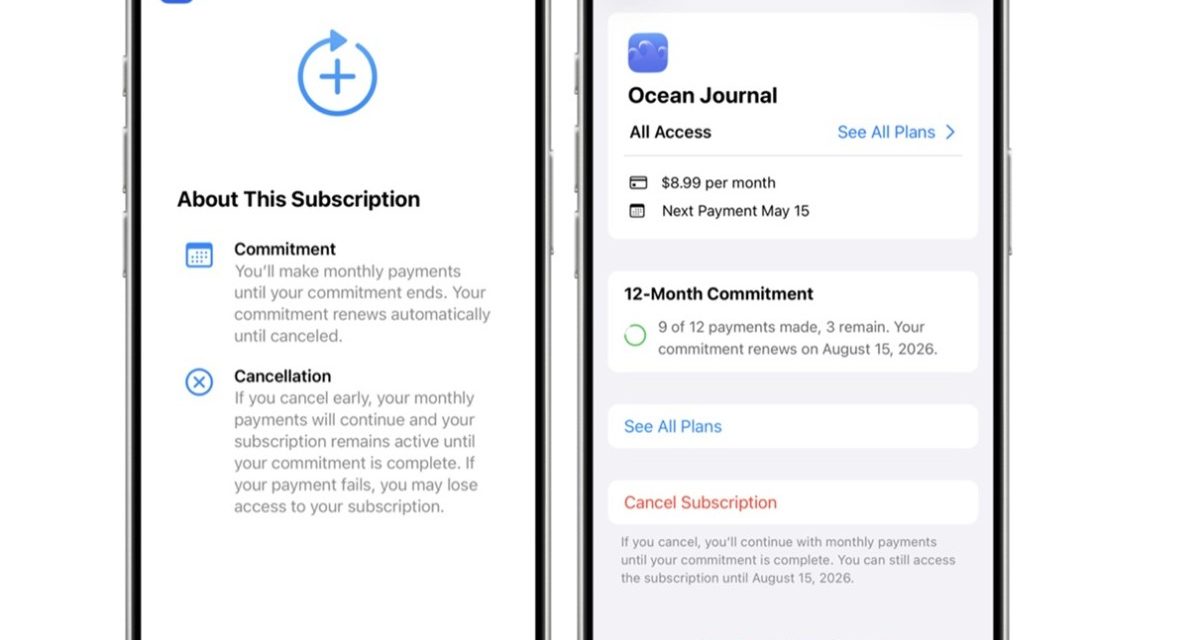 Apple developers can now offer auto-renewable subscriptions on the App Store
