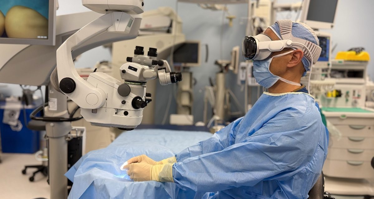 Sharp HealthCare Launches New Apple Vision Pro Study in Eye Microsurgery