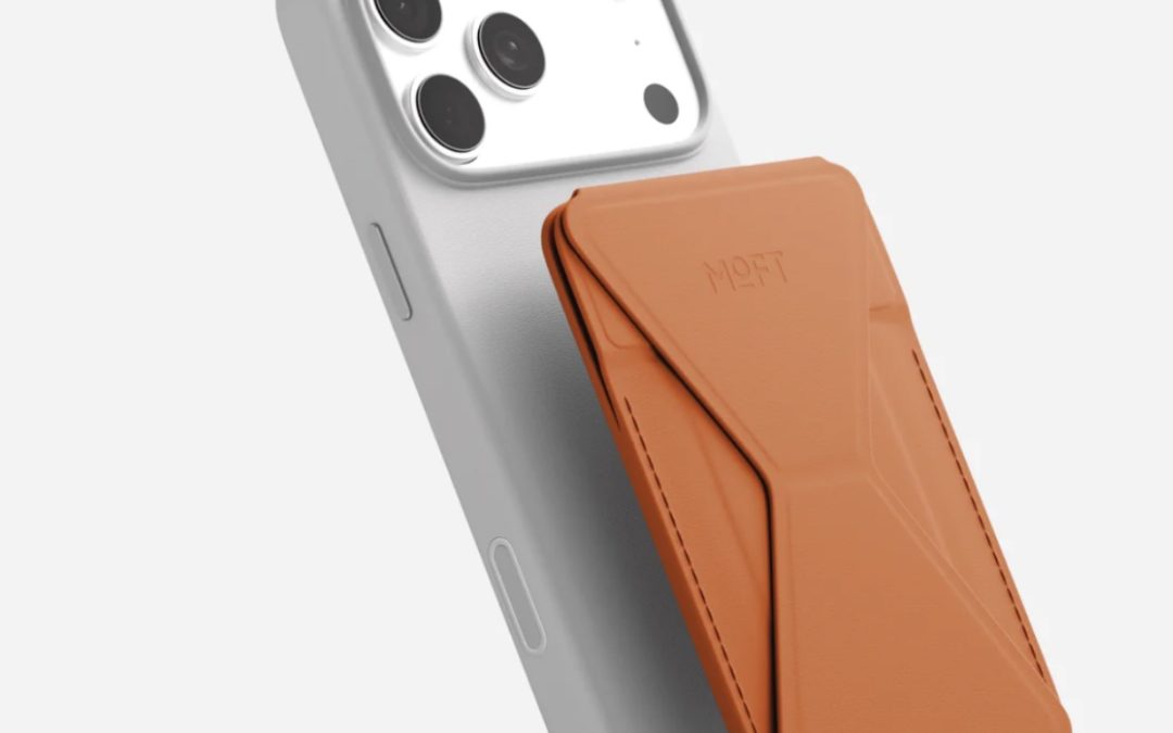 Moft’s Trackable Snap-On Stand & Wallet for the iPhone is a reasonably priced, solid accessory