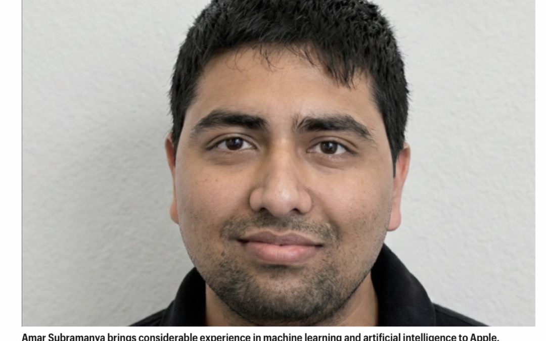 Apple exec Amar Subramanya makes the ‘AI 25’ list by ‘The Hollywood Reporter’