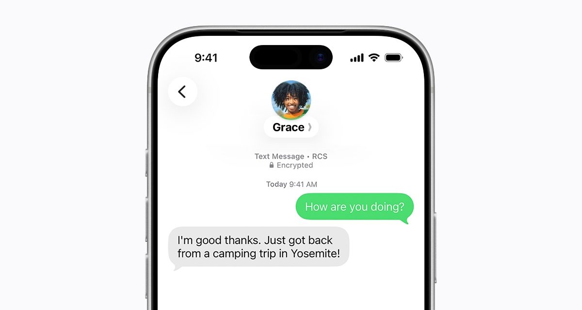 End-to-end encrypted RCS messaging in iOS begins rolling out today in beta