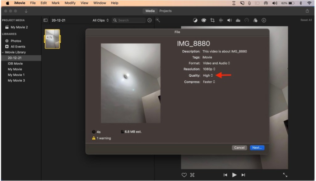 How to Clean Up iMovie Projects with AI Video Enhancement