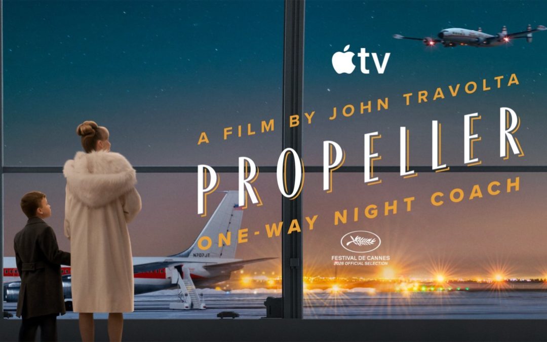 Apple Original Films debuts trailer for John Travolta’s ‘Propeller One-Way Night Coach’