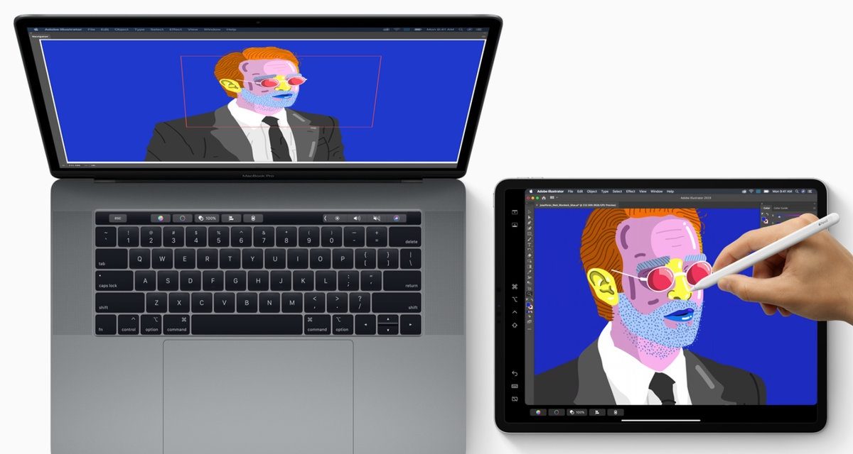 You can’t watch copyright protected video on a Mac with an iPad connected via SideCar
