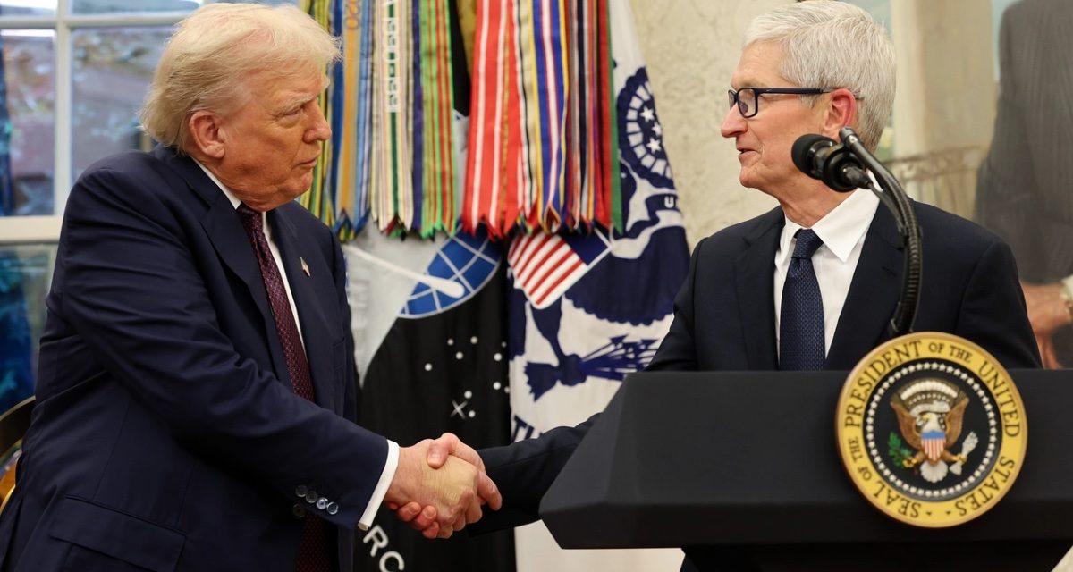 Trump invested millions of dollars in Apple and Nvidia in the first quarter