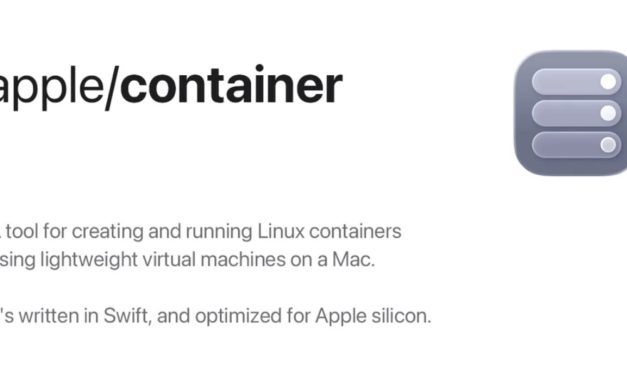 Apple introduces container machines: persistent virtual machines running Linux