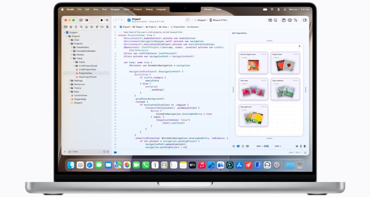 Apple accelerates app development with new intelligence frameworks and advanced tools