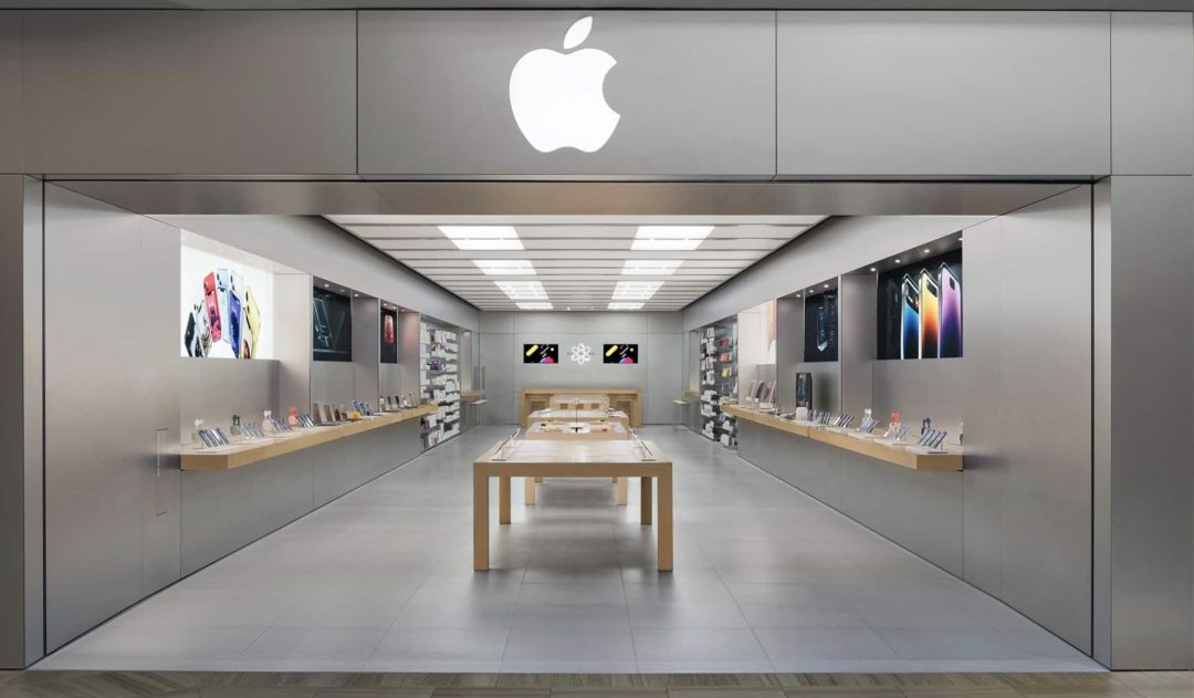 The Apple retail store in Briarwood Mall in Ann Arbor, Michigan, is moving to a larger space 