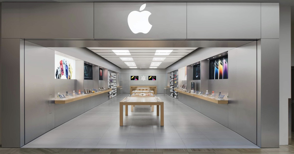 The Apple retail store in Briarwood Mall in Ann Arbor, Michigan, is moving to a larger space 