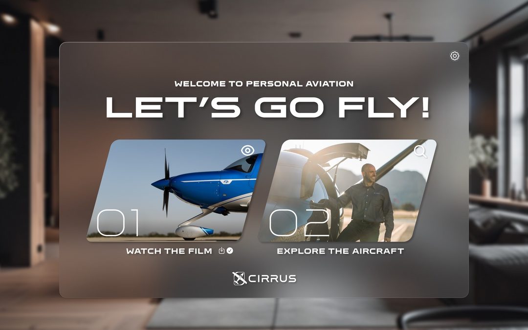 Cirrus launches ‘Let’s Go Fly!’ Immersive Apple Vision Pro Flight Experience
