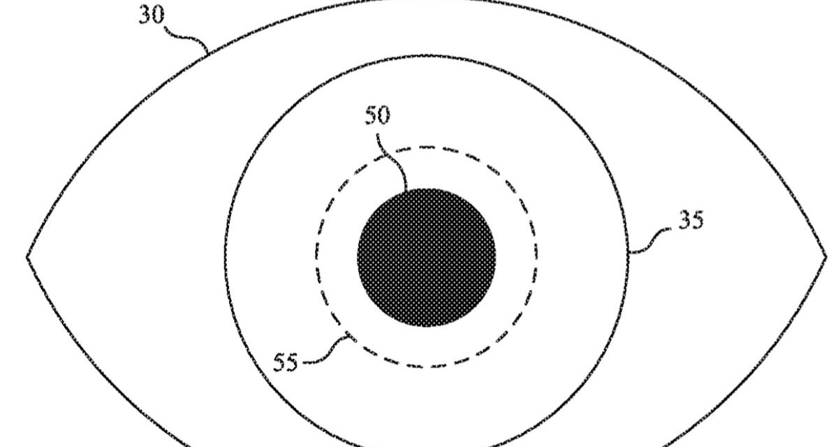 Future Apple devices could respond to pupil size changes of a user