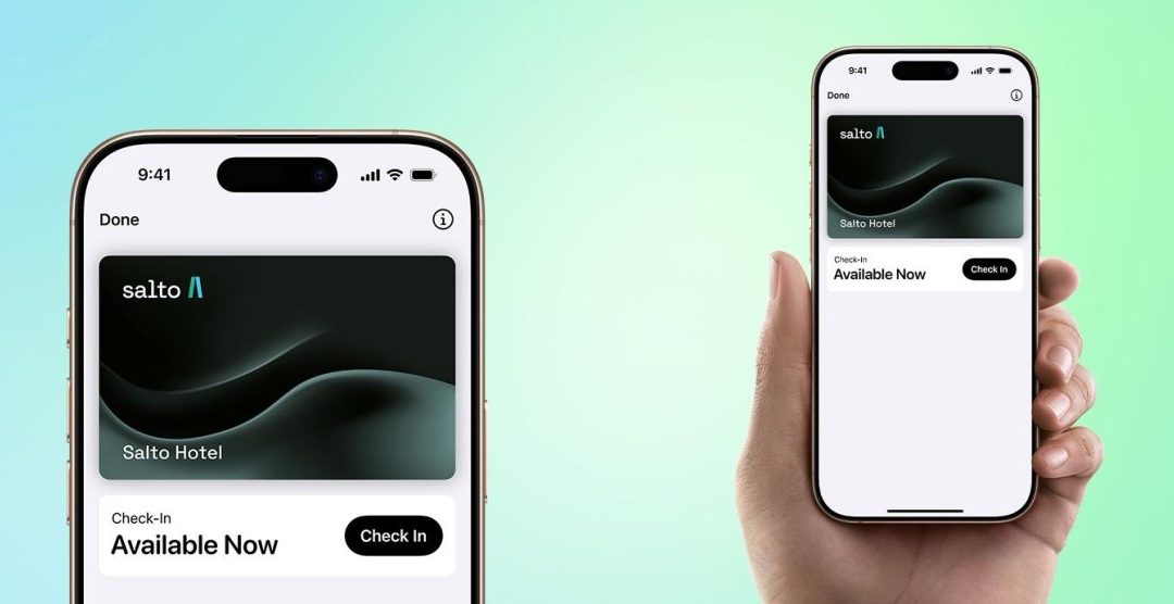 Salto’s hospitality platform now supports Room Keys in Apple Wallet
