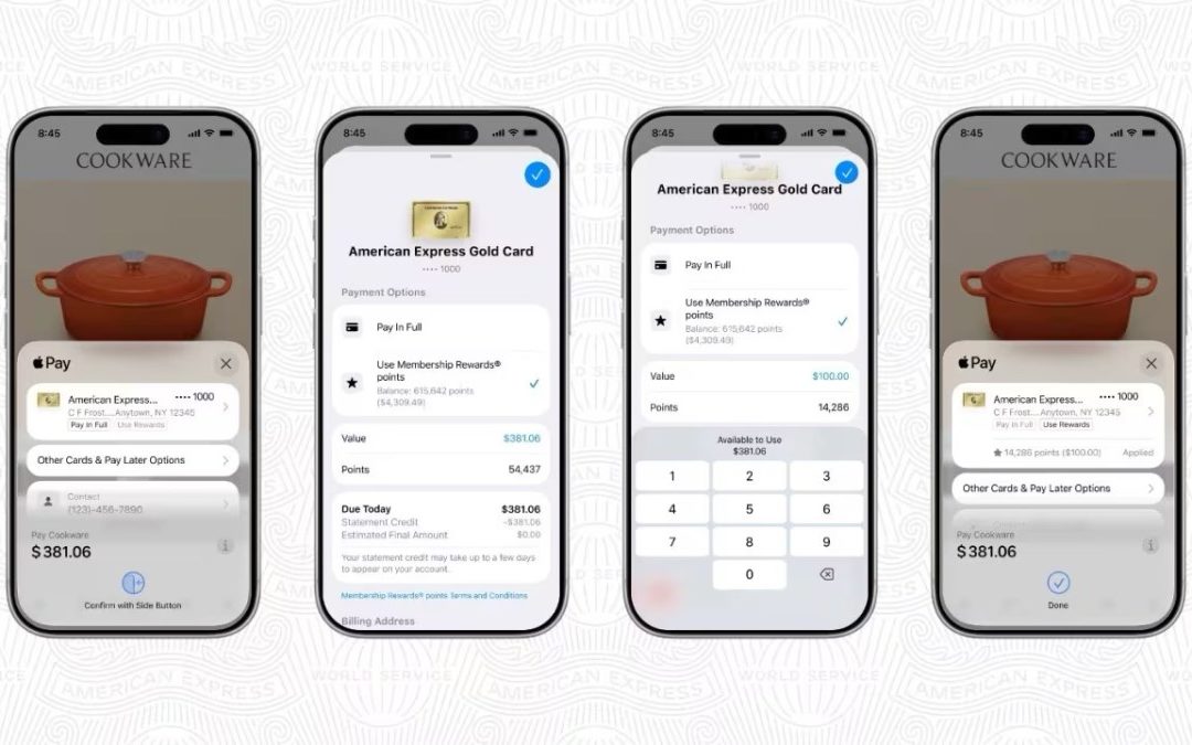American Express launches Use Pay with Points with Apple Pay