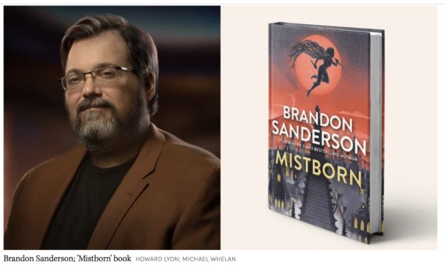 Fantasy author Brandon Sanderson to be the lead writer of Apple TV’s adaption of his book, ‘The Stormlight Archive’