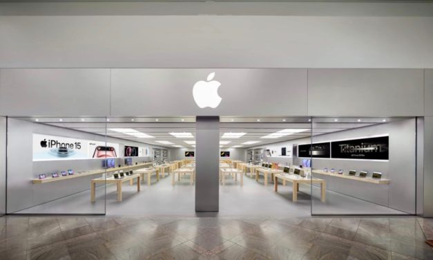 The Apple store in the Oracle Shopping Centre in Reading, UK, is being moved to a new location 