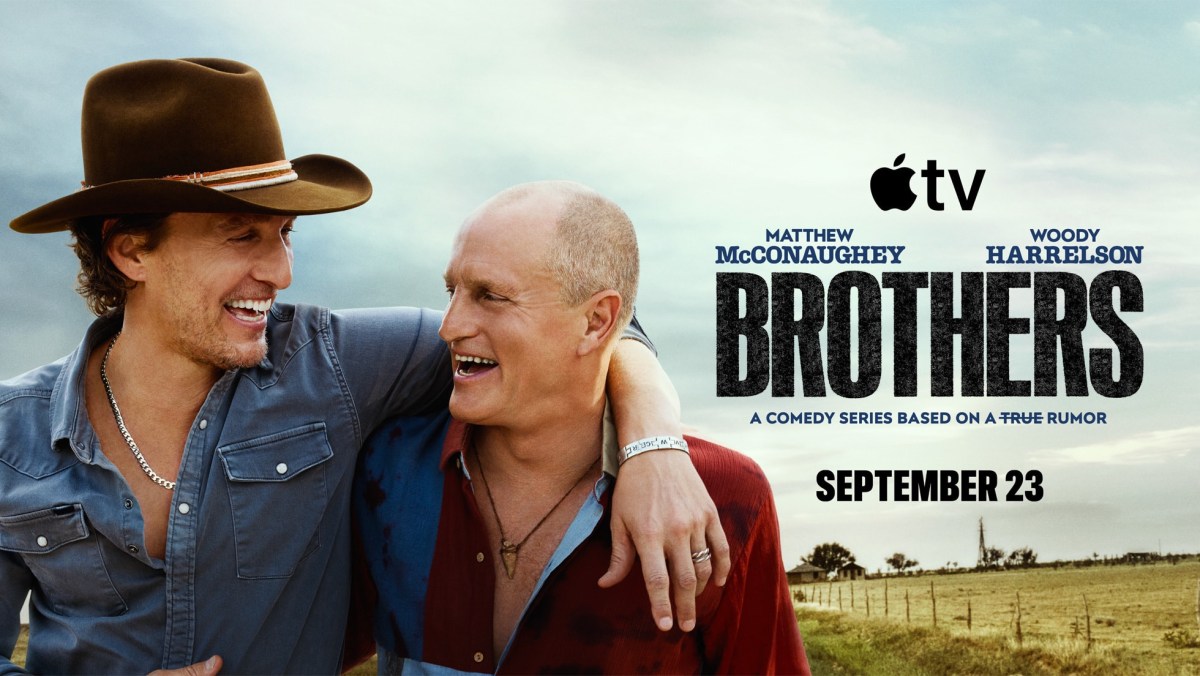 Apple TV debuts trailer for new ‘Brothers' comedy with Matthew McConaughey and Woody Harrelson