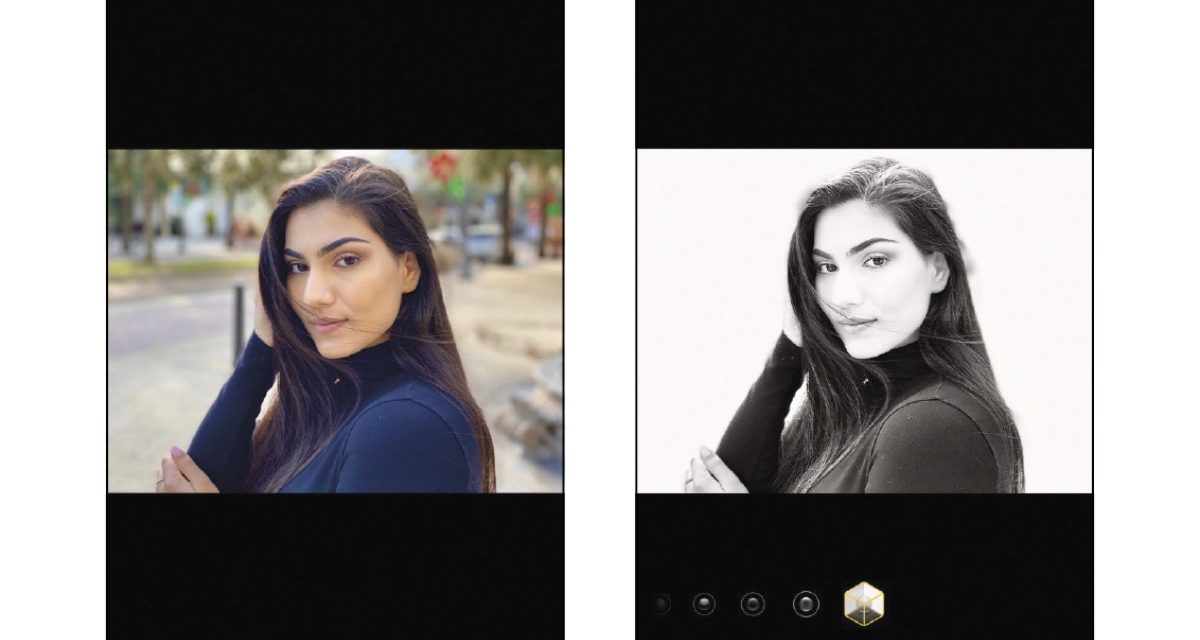 How to use the High-Key Mono effect in iOS 26