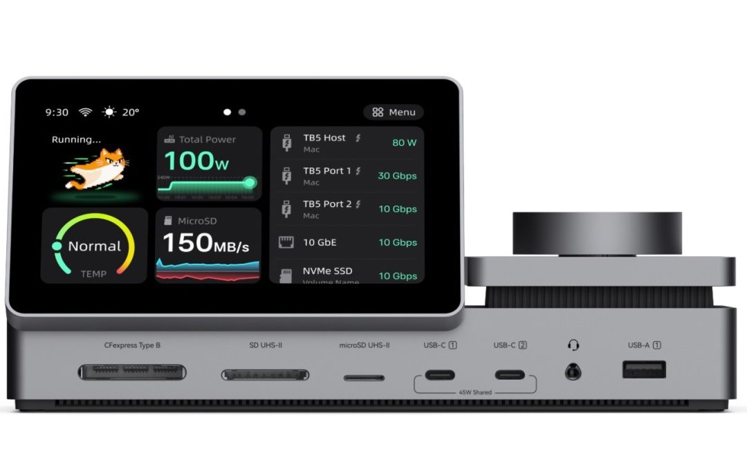 New PexarBolt Ultra is a Thunderbolt 5 dock that shows your workflow