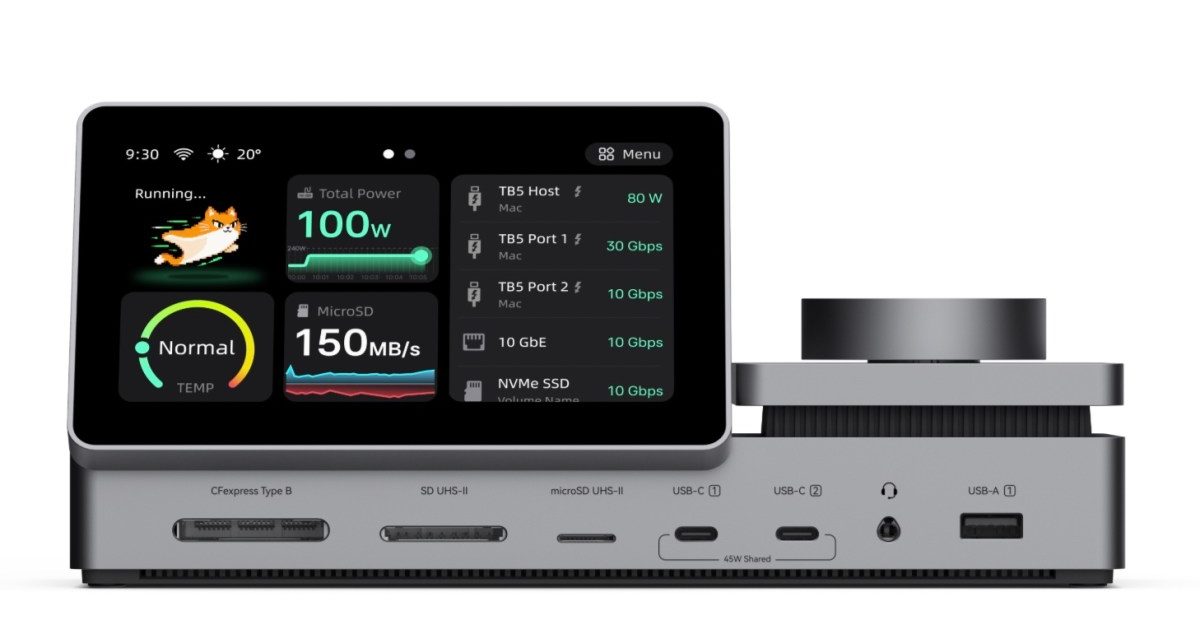 New PexarBolt Ultra is a Thunderbolt 5 dock that shows your workflow