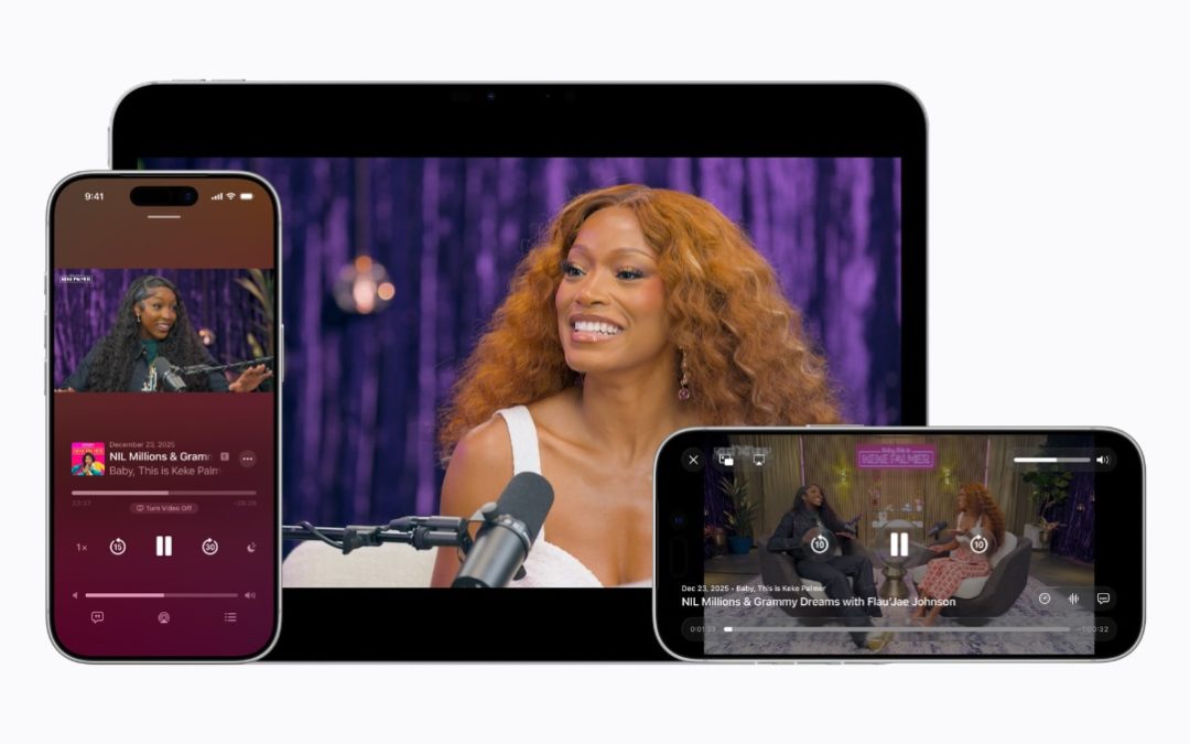 Major platforms (like Apple) are shifting more toward visual podcasting