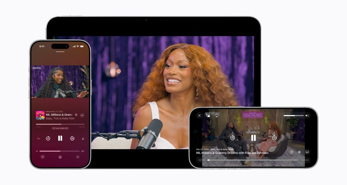 Major platforms (like Apple) are shifting more toward visual podcasting