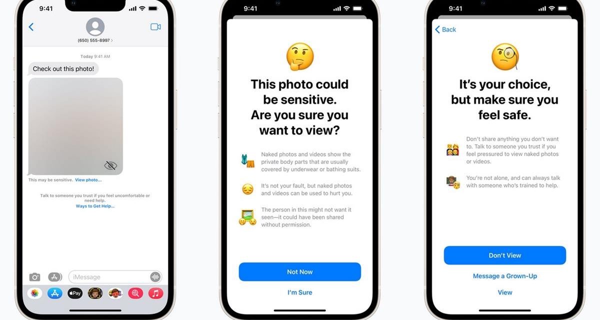 The UK plans to crack down on nude images regarding kids on Apple and Google platforms
