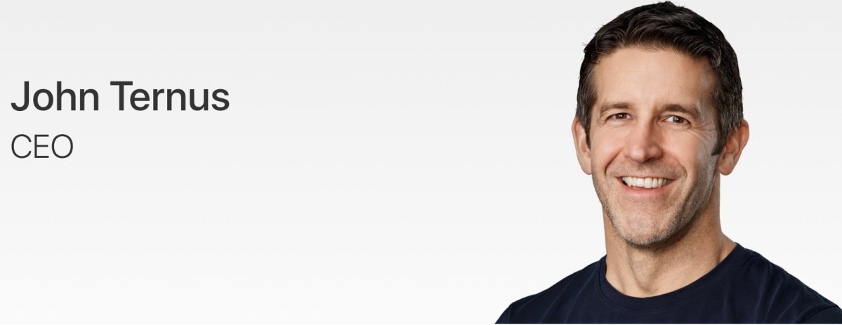 Apple’s leadership page updated as John Ternus takes over as CEO