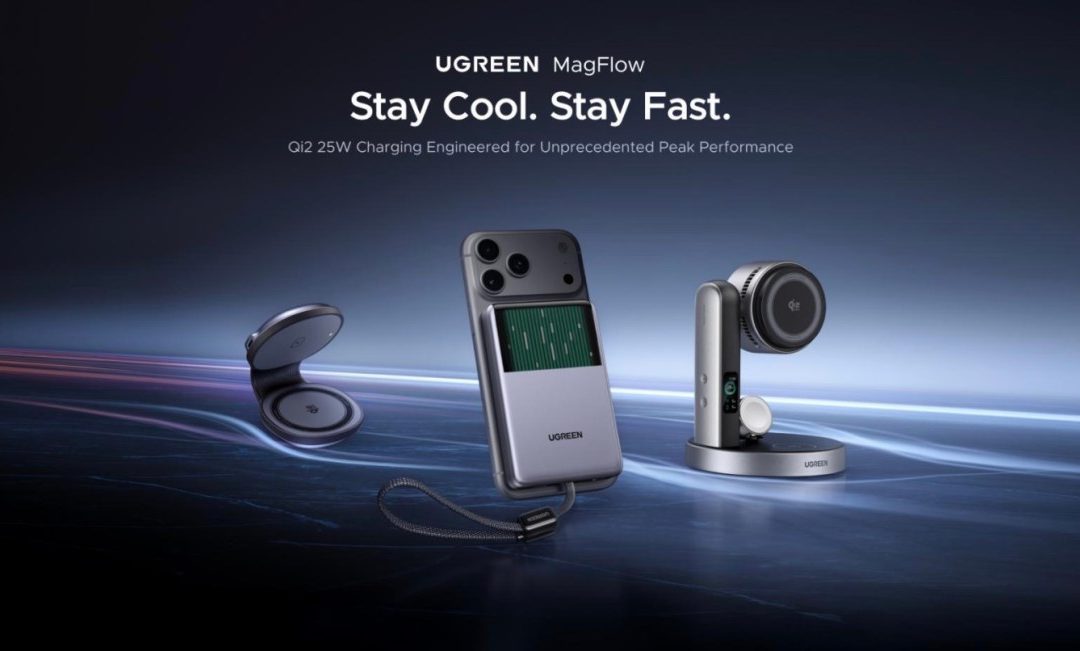 UGREEN Unveils New MagFlow Lineup, including a Liquid-Cooled Qi2 25W Magnetic Power Bank