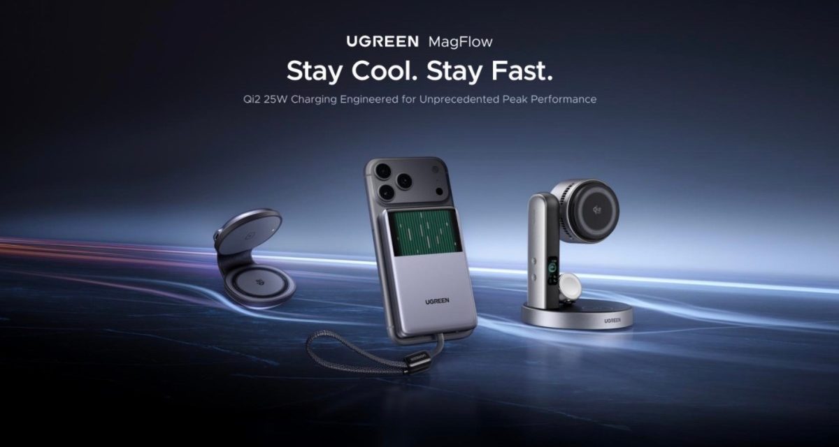 UGREEN Unveils New MagFlow Lineup, including a Liquid-Cooled Qi2 25W Magnetic Power Bank