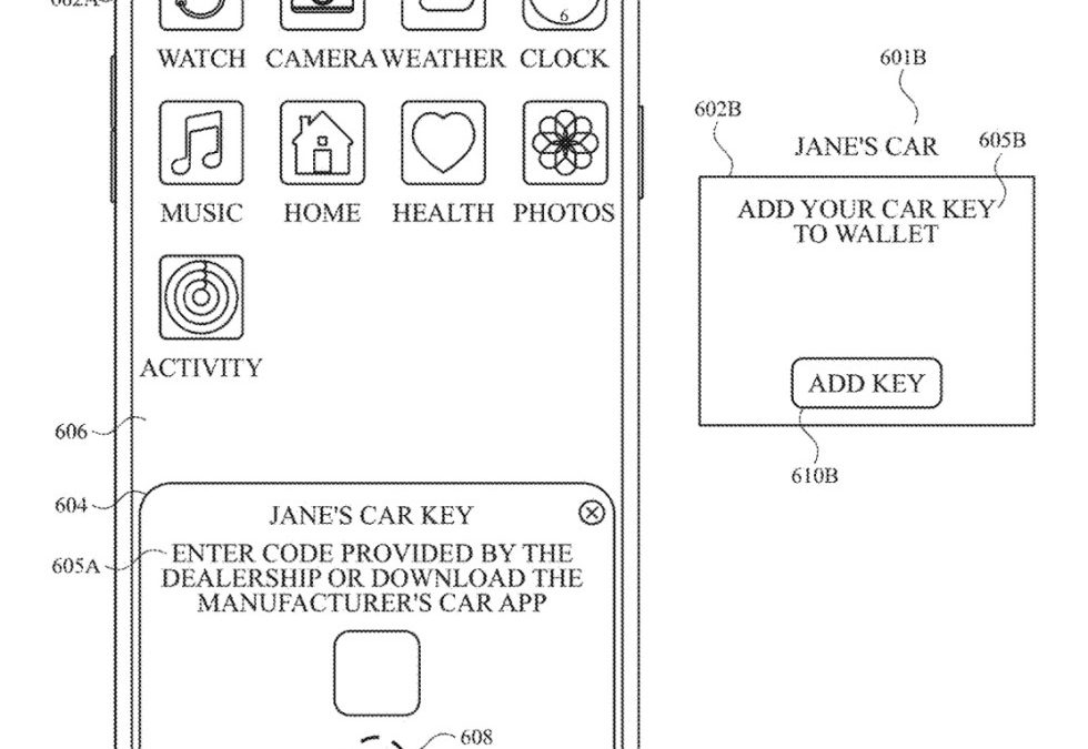 Apple granted patent for ‘Mobile Key Enrollment and Use’