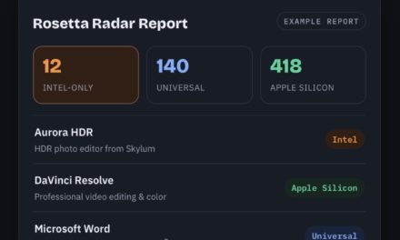 Ast-Ware Arts Launches Rosetta Radar, a Free Mac Utility That Finds the Apps That Will Stop Working