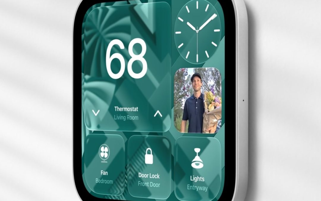 The wall-mounted version of the HomeView will ship without a power adapter, USB-C cable, or mount