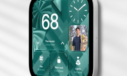 The wall-mounted version of the HomeView will ship without a power adapter, USB-C cable, or mount